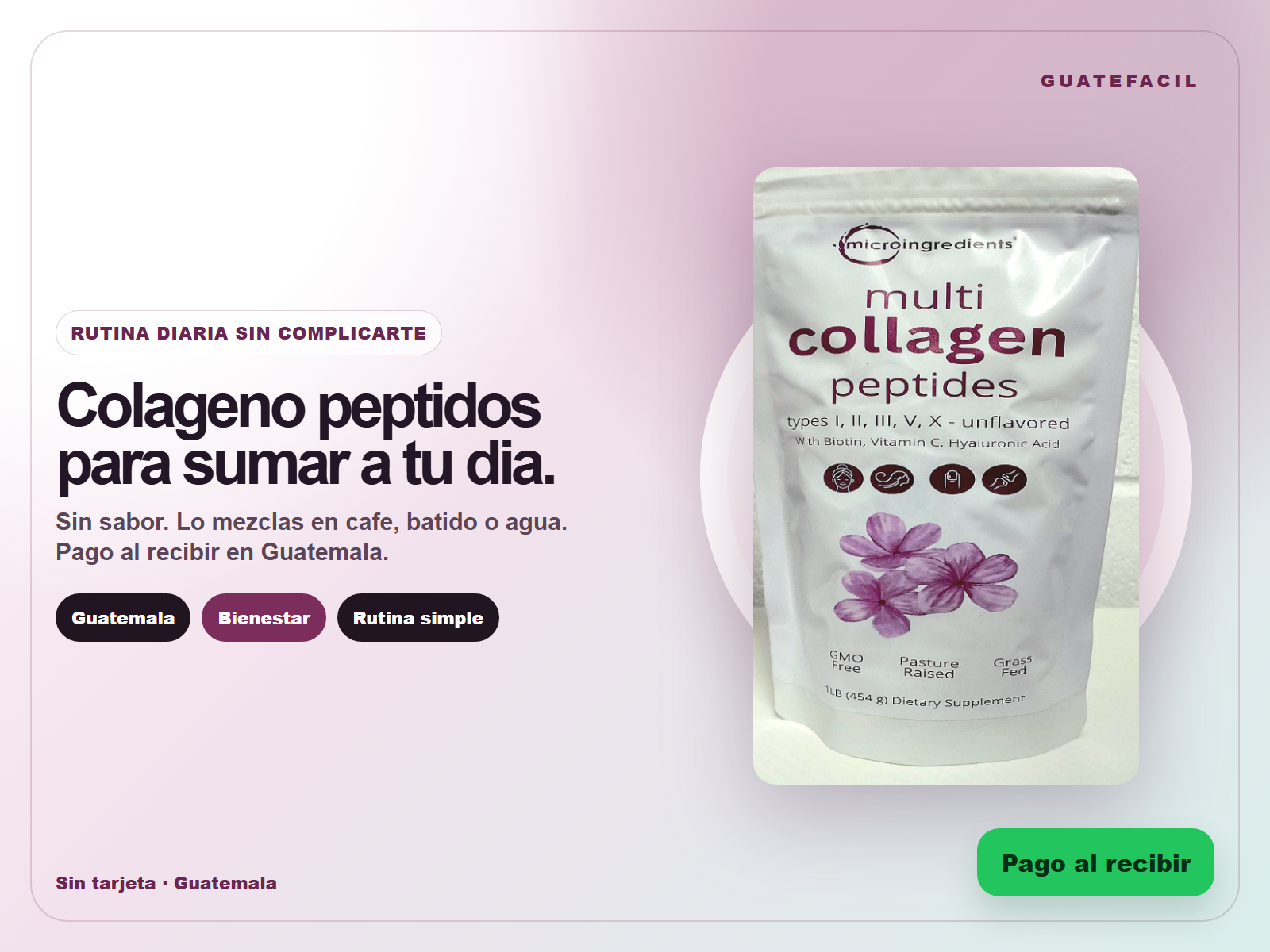 Colágeno Péptidos Natural Labs