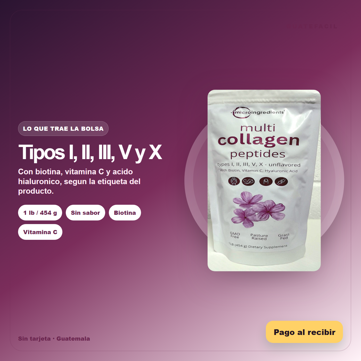 Colágeno Péptidos Natural Labs