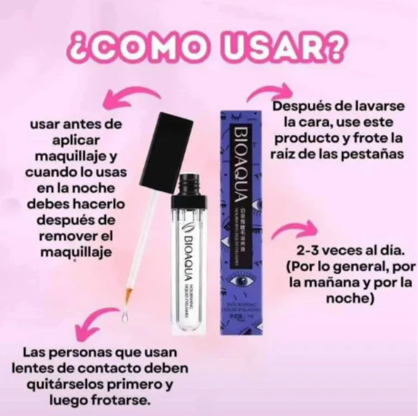 Serum Bioaqua para Pestañas y Cejas