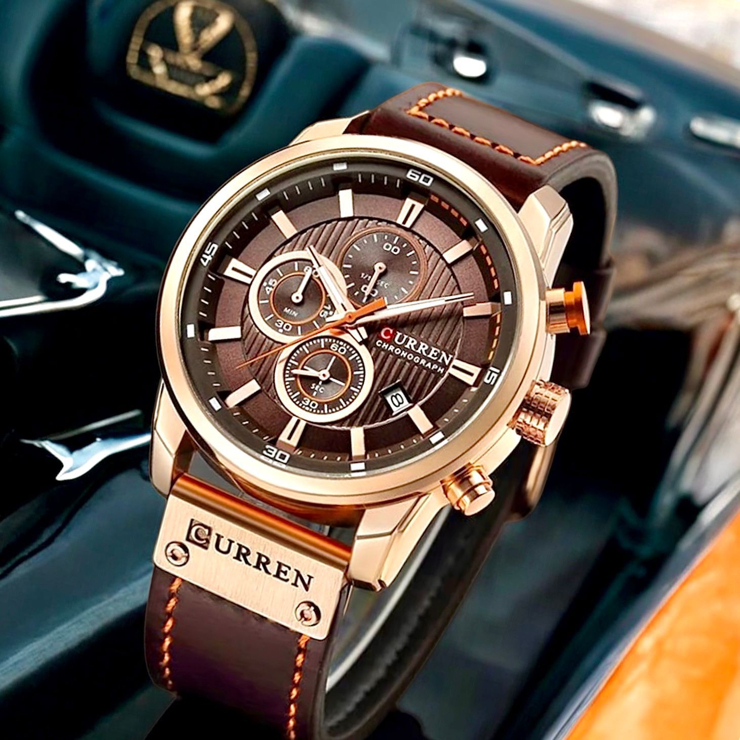 Reloj Curren 8291 Pulso Cuero