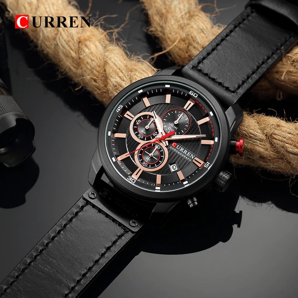 Reloj Curren 8291 Pulso Cuero