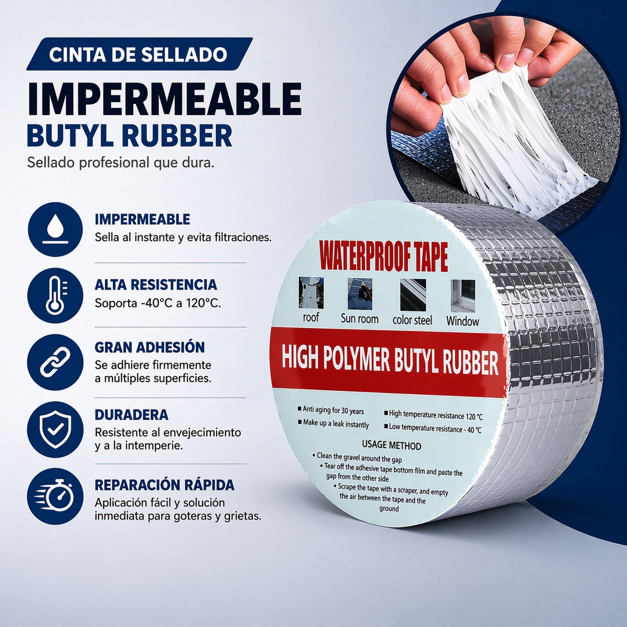 Cinta de Sellado Impermeable