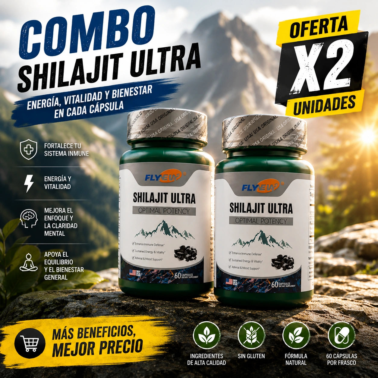 SHILAJIT ULTRA 2 Unidades