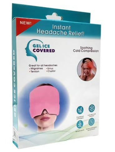 MigraRelief - Gorro de Gel Frio/Caliente para Migrana y Estres
