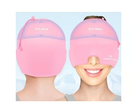 MigraRelief - Gorro de Gel Frio/Caliente para Migrana y Estres