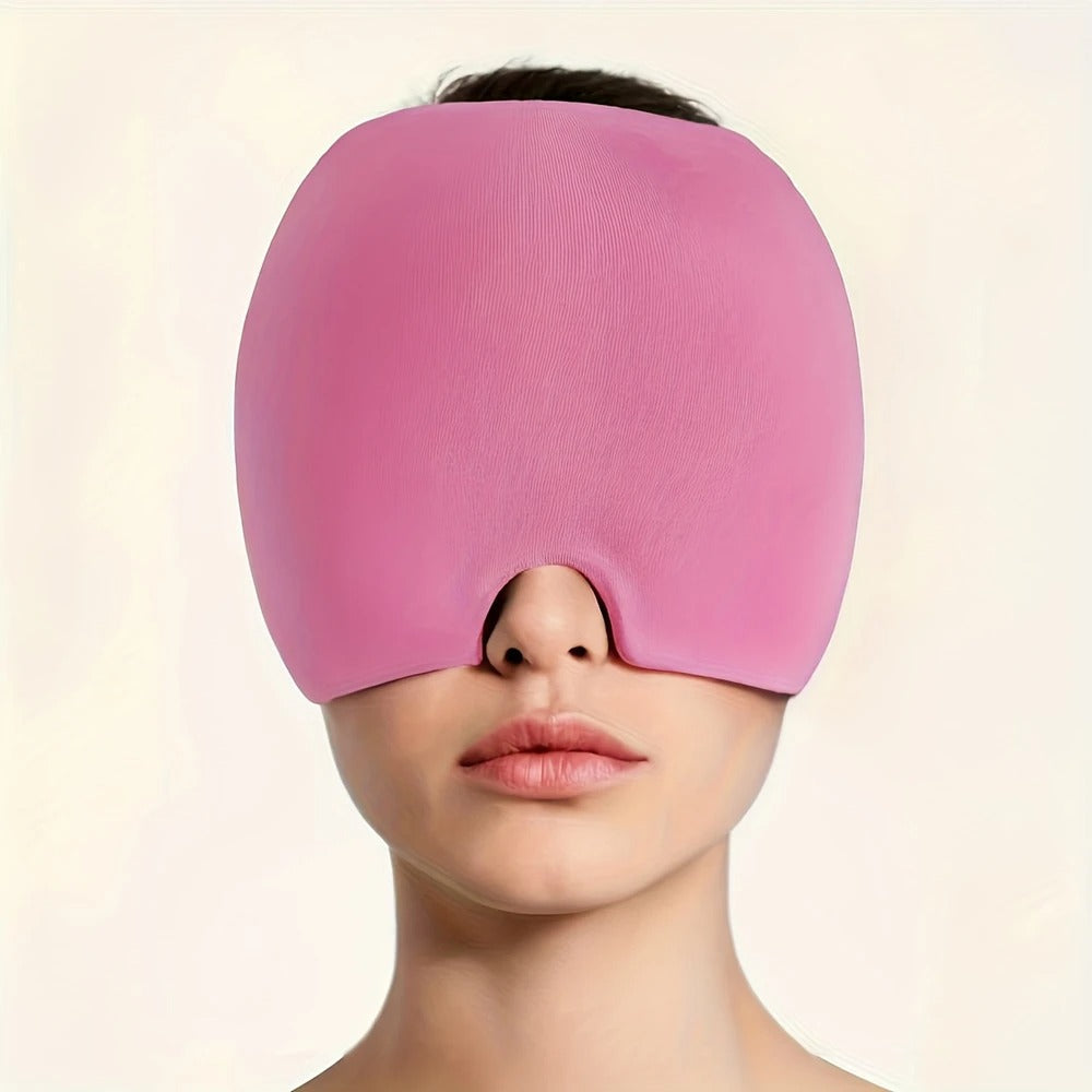 MigraRelief - Gorro de Gel Frio/Caliente para Migrana y Estres