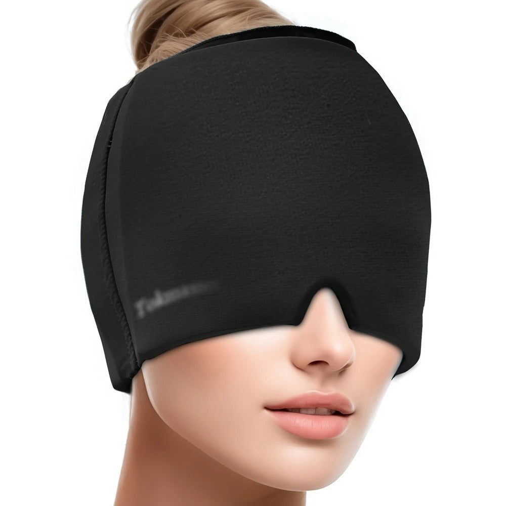 MigraRelief - Gorro de Gel Frio/Caliente para Migrana y Estres