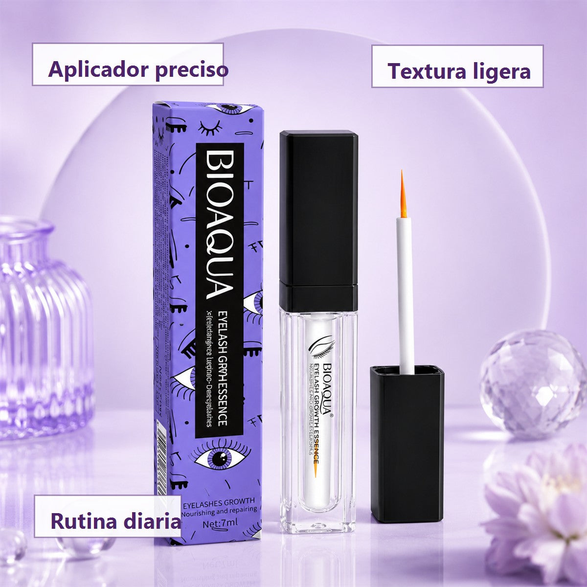 Serum Bioaqua para Pestañas y Cejas